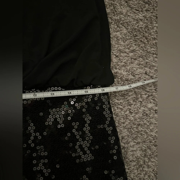 Cynthia Rowley Women’s Black sequence dress size 14 - Picture 7 of 9